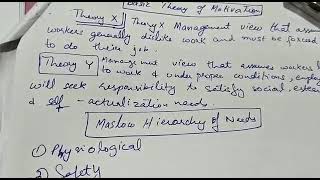 Basic theory of motivation/ Maslow Hierarchy of needs