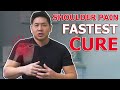 Fix shoulder pain with one simple exercise  physical therapist teaches shoulder exercise