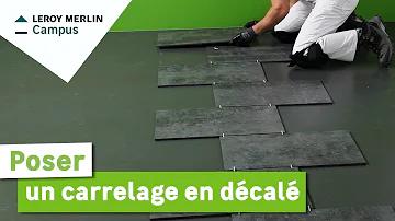 Comment poser du carrelage 2 3 1 3 ?