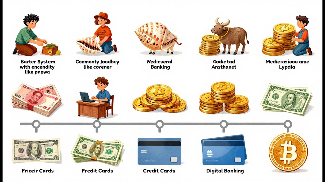 Barter System To Cryptocurrency/Pashto