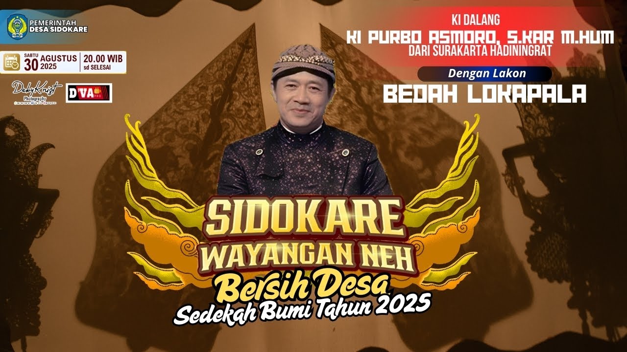 🔴🔥🔥 Live Pagelaran Wayang Kulit Ki Purbo Asmoro Dengan Lakon BEDAH LOKAPALA | Sidokare Rejoso