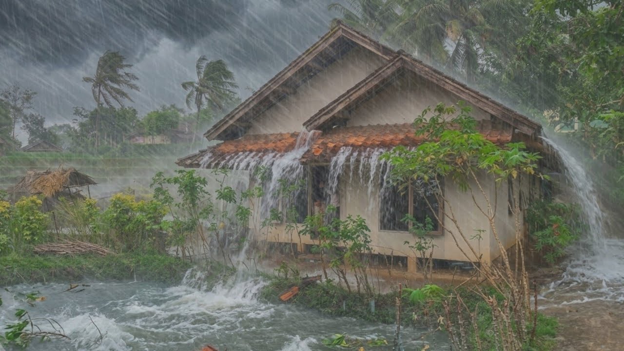 САМЫЙ УЖАСНЫЙ ШТОРМ В ИСТОРИИ ОБРУШИЛСЯ НА МОЮ ГОРНУЮ ДЕРЕВНЮ