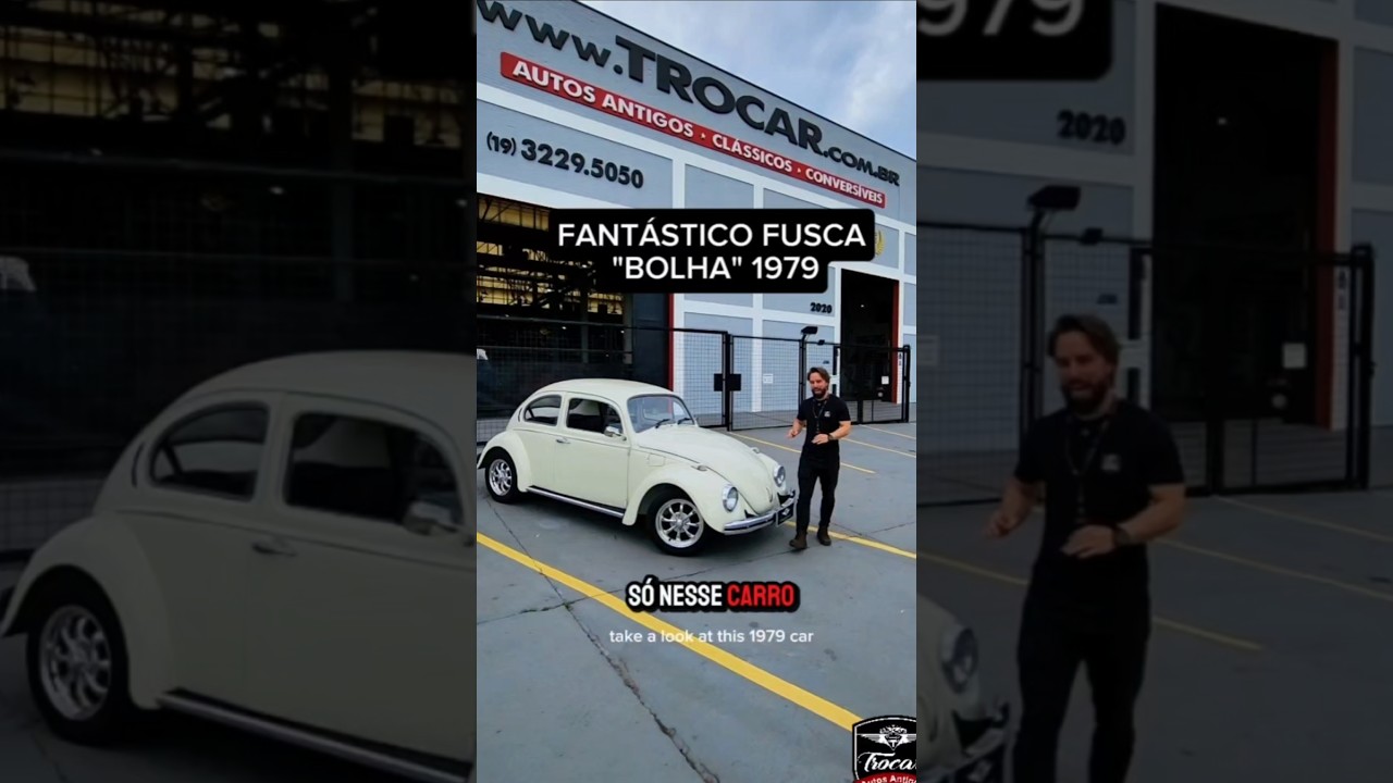 O retorno do icônico Fusca BOLHA 1979 para uma revisão completa!❤️🤍🇧🇷