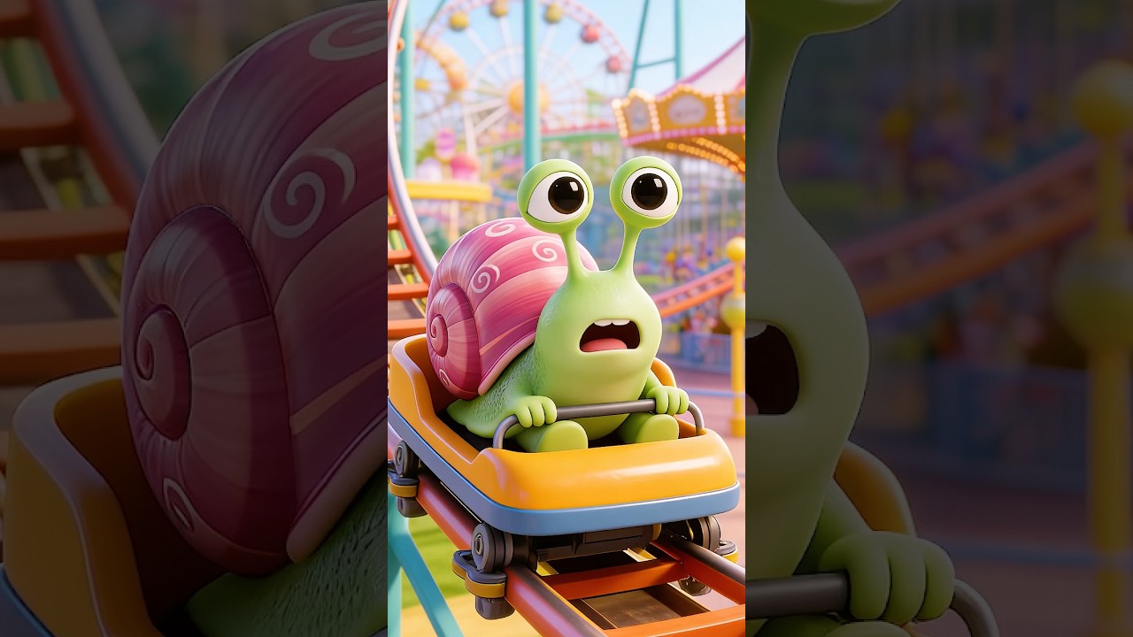 🐌 SLIPPERY SNAIL and 🐻 Bear! Amusement Park 🎡 Funny Animation | Cartoon