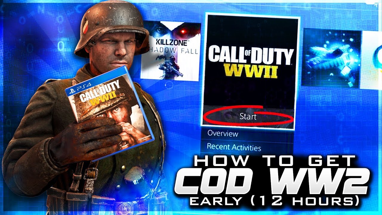 HOW TO GET CALL OF DUTY WW2 EARLY ON PS4/XB1! Unlock Access To COD WWII
