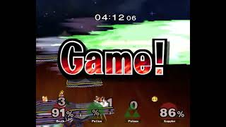FATM 2 - Melee Doubles LR3 — Broth ⟮Fox⟯ + Keppler ⟮Peach⟯ vs Poison ⟮Sheik⟯ + Potion ⟮Peach⟯