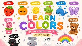 Learn Colors Education for Kids |Best Learning Video for Toddlers Learn Colors,Learn Colors for Kids