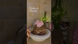 Chocolate cake decoration cakedecoration cakedecorating cakedecoratingideas shorts subscribe