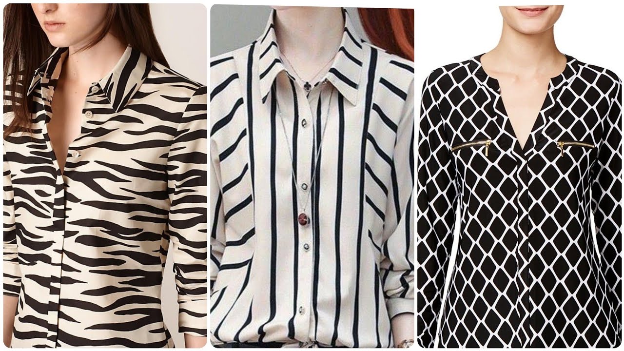 Women's Luxury Office Wear Cotton Blouses 2019