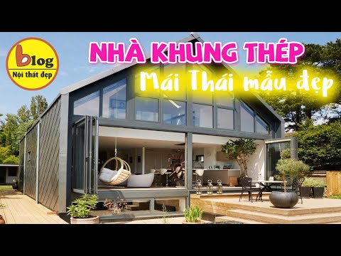 Video Nhà khung thép - Top 10 mẫu nhà tiền chế mái Thái đẹp... - youtube