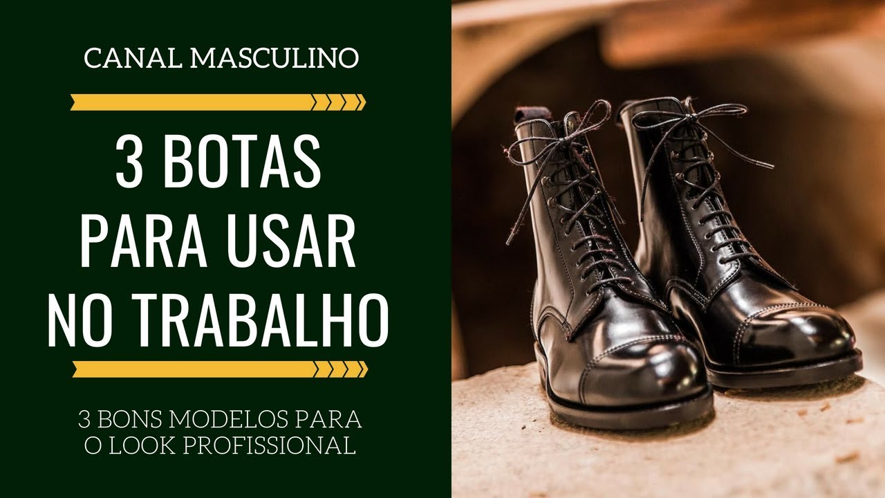 botas masculinas trabalho