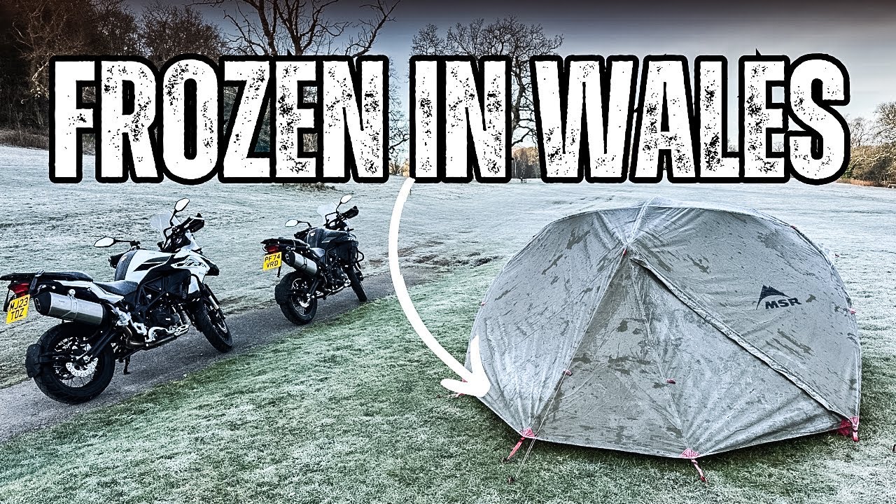 Motorcycle Camping on the Edge - This is Snowdonia!