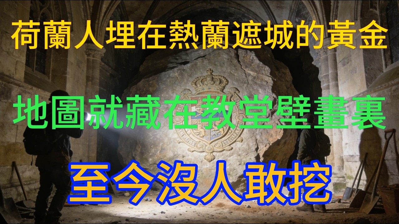 荷蘭人埋在熱蘭遮城的黃金！地圖就藏在教堂壁畫裏，至今沒人敢挖！