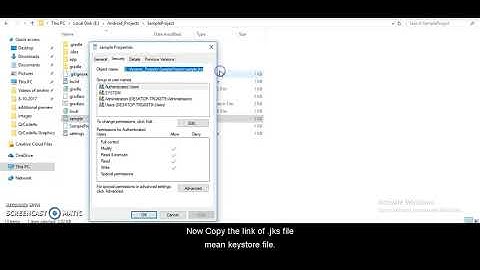 How to find Release Sha-1 keys