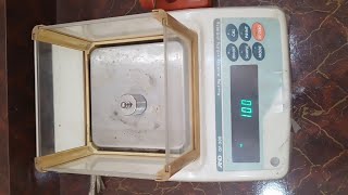 Calibration procedure of analytical weighing scale AND GF-300 model| Step by step guide