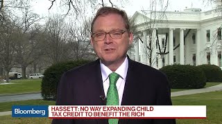 White House's Hassett Says Trump Is Happy With Tax Bill