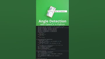 Object Angle Detection with OpenCV in Python