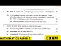 Quadratic Equation || Probability Mathematics Paper 2 #exam