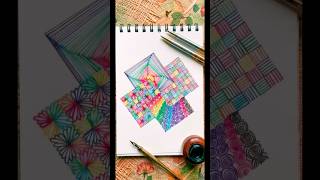 Multy colour Freehand Drawing 😍| #shorts #youtubeshorts #art #drawing  #easydrawing #edit #music