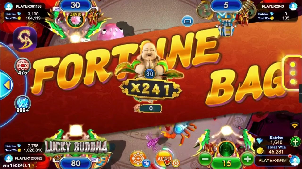 Lucky Buddha $$ Fun Game with Great Action $$ Fish Table Games $$