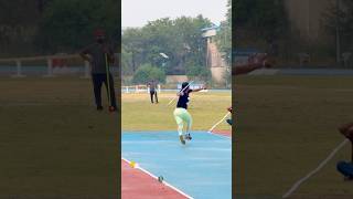 41.44m Javline throw girl #olympicsport #trackandfield #trybwearathletics #athletics #juniorathlete