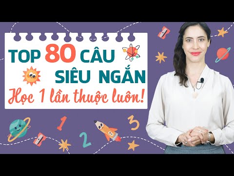 Video 80 CÂU TIẾNG ANH GIAO TIẾP SIÊU NGẮN CHO NGƯỜI MỚI BẮT... - youtube
