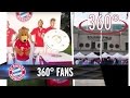 360° FC Bayern Fans | FC Bayern - AC Mailand | #AudiFCBTour