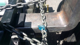 Gear Side Safety chain placement on Top portion of Quad Stack for Stellar Printing.