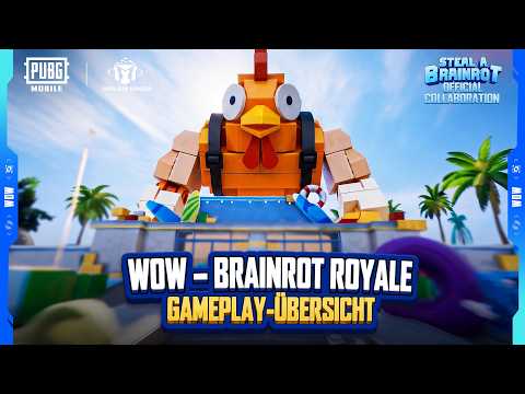 PUBG MOBILE × STEAL A BRAINROT | Ab 7. August in WOW