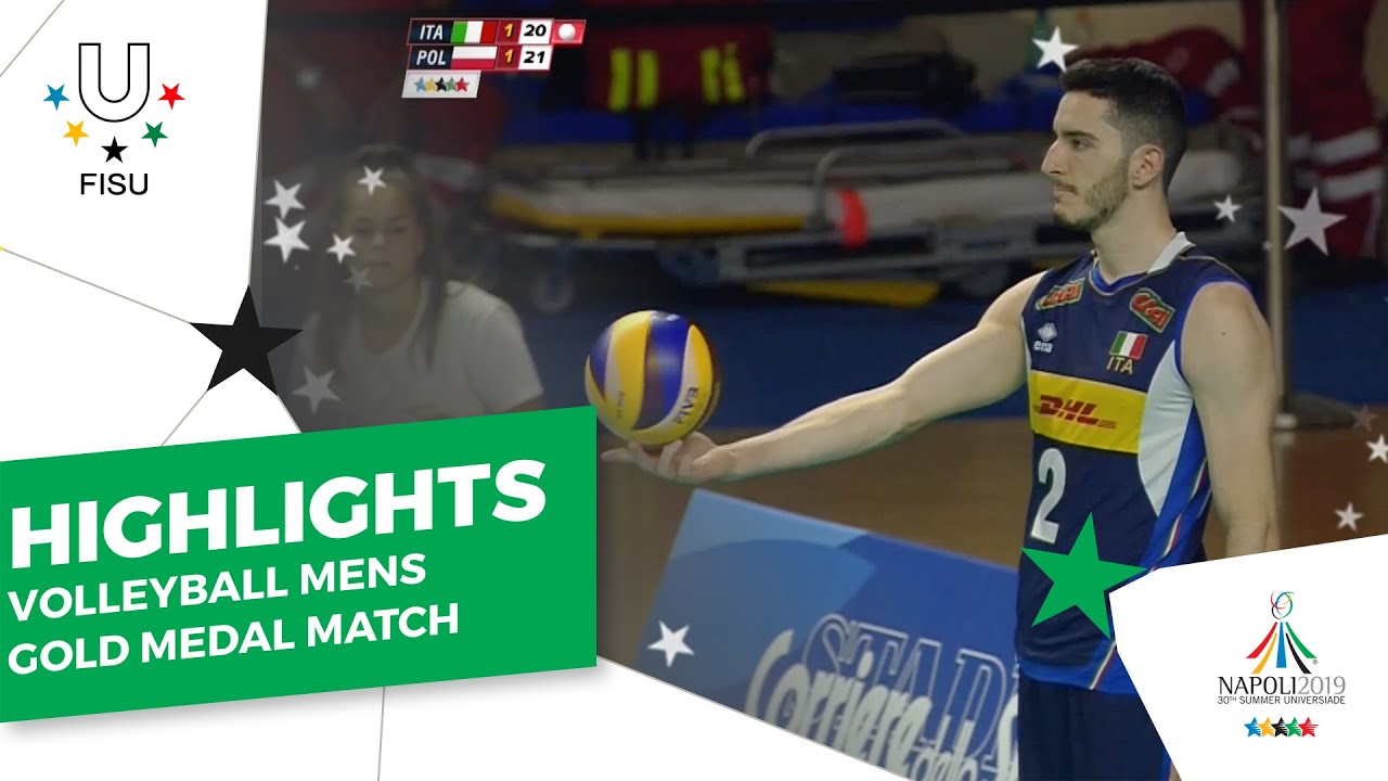 Volleyball Mens Gold Medal Matches 🏐 Napoli2019 YouTube