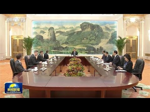 习近平会见美国国务卿布林肯