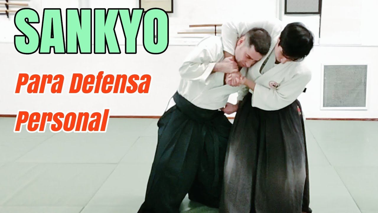 AIKIDO APLICADO: SANKYO para DEFENSA PERSONAL (guillotina, bulldog choke, abrazo oso, mataleón, etc)