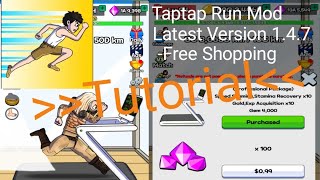 Taptap Run Tutorial How to cheat Taptap Run Free shopping (100Subscriber Special) screenshot 1