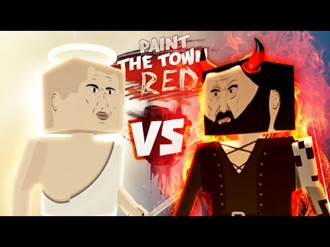 HEAVEN VS HELL - Paint the Town Red Gameplay - Good vs Evil Battle in PTTR Workshop Creations - HEAVEN VS HELL - Paint the Town Red Gameplay - Good vs Evil Battle in PTTR Workshop Creations