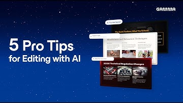 5 Pro Tips to Edit Presentations with AI