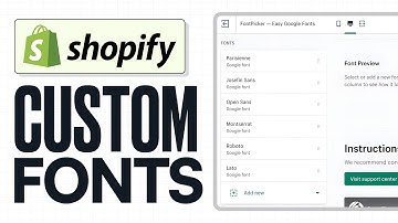 How to Add Custom Fonts to Your Shopify Store (2025)
