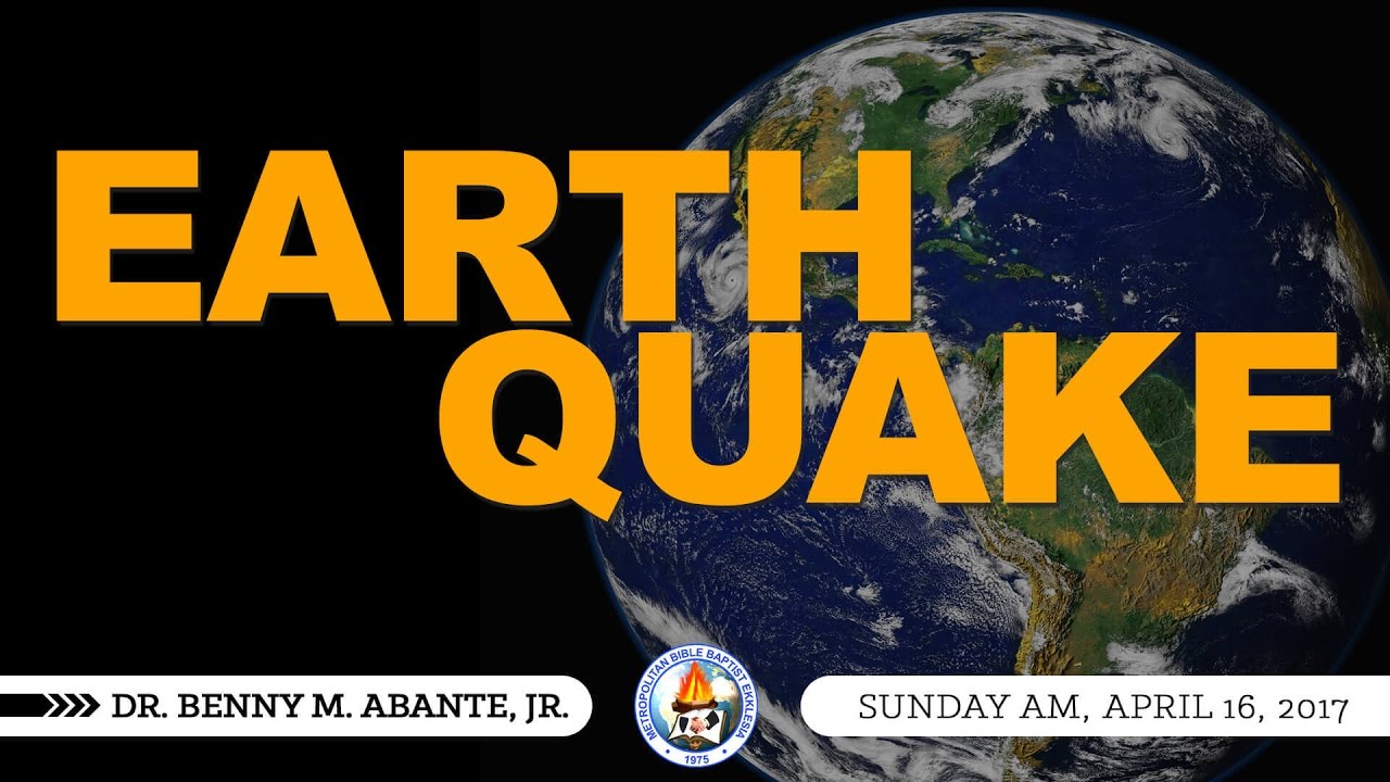 Earthquake - Dr. Benny M. Abante, Jr.