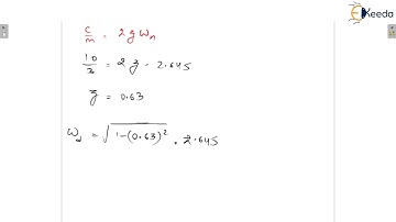 Practice Question 3: Damping System | Vibration | GATE Theory of Machines and Vibrations