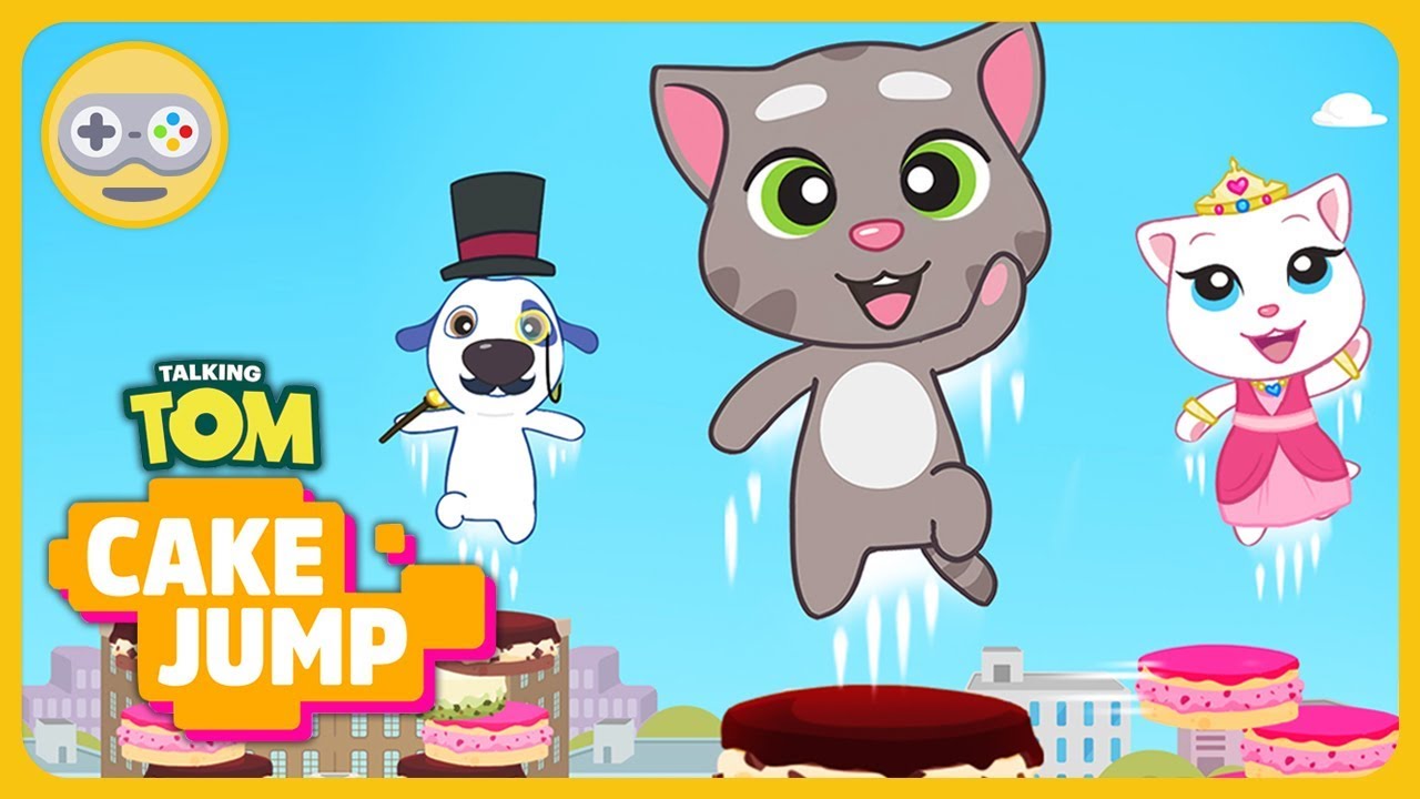 Говорящий Том: вкусная башня до неба - Прыжки по торту с Томом и его друзьями * Игры с Kids PlayBox