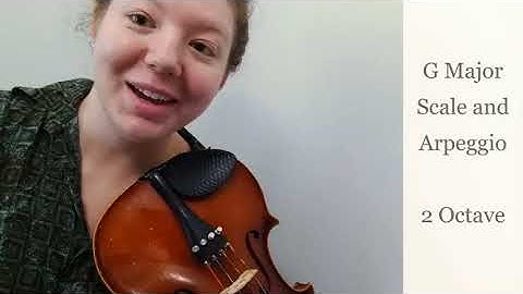 Violin | G Major Scale and Arpeggio - 2 Octave
