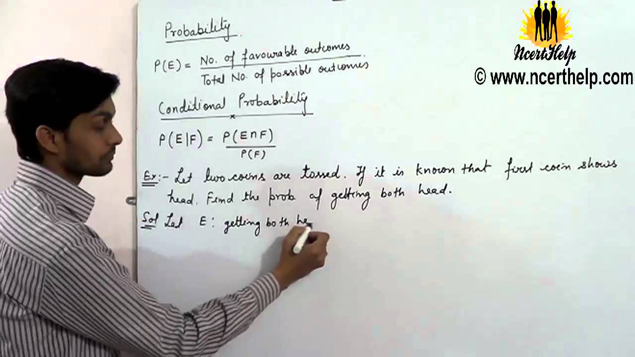 Conditional probability Definition Formula examples - YouTube