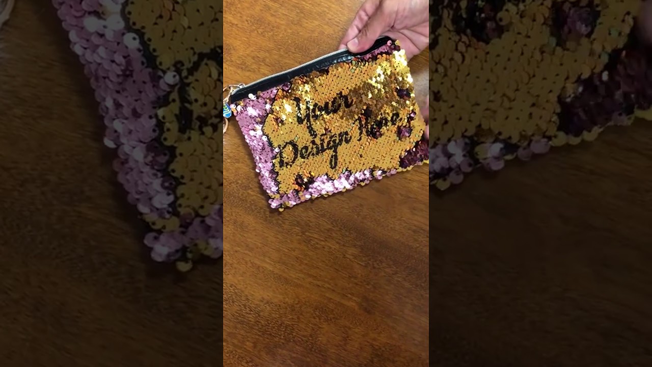 Foxyware Reverse sequin bag with logo