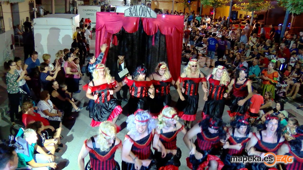 DESFILE CARROZAS COMPARSAS Fiestas LA ALGAIDA (ARCHENA) 2015. Muy divertido. Funny video