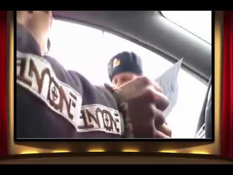 Дерзкий гаишник получил по шапке
