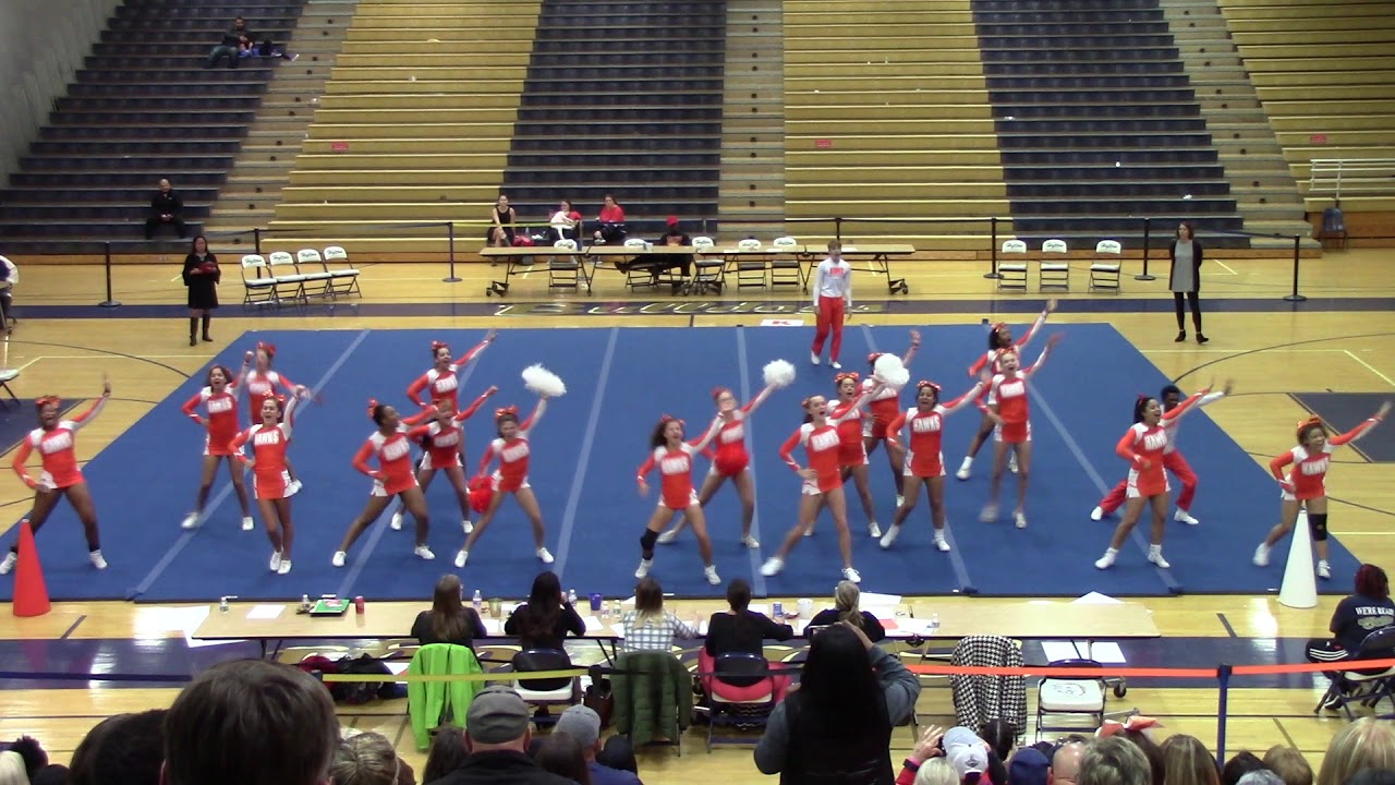 Hayfield High School at 6C Occoquan Region Cheer Competition 2018 Round