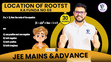 interesting quadratic equation problem | JEE MAINS & ADVANCE | MATHS WITH VISHAL