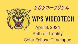 2024 Solar Eclipse Time lapse