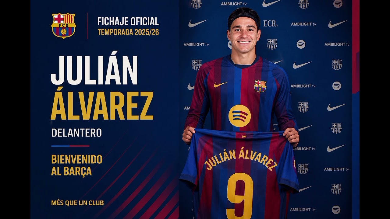 Julián Álvarez al Barça: la bomba que sacude el mercado