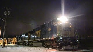 RARE CSX B750 w/ Two SD60Ms & Two GP38-2s @ Croton