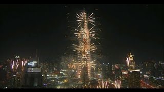 2017 Burj Khalifa Firework Show 2017 Live Stream Version